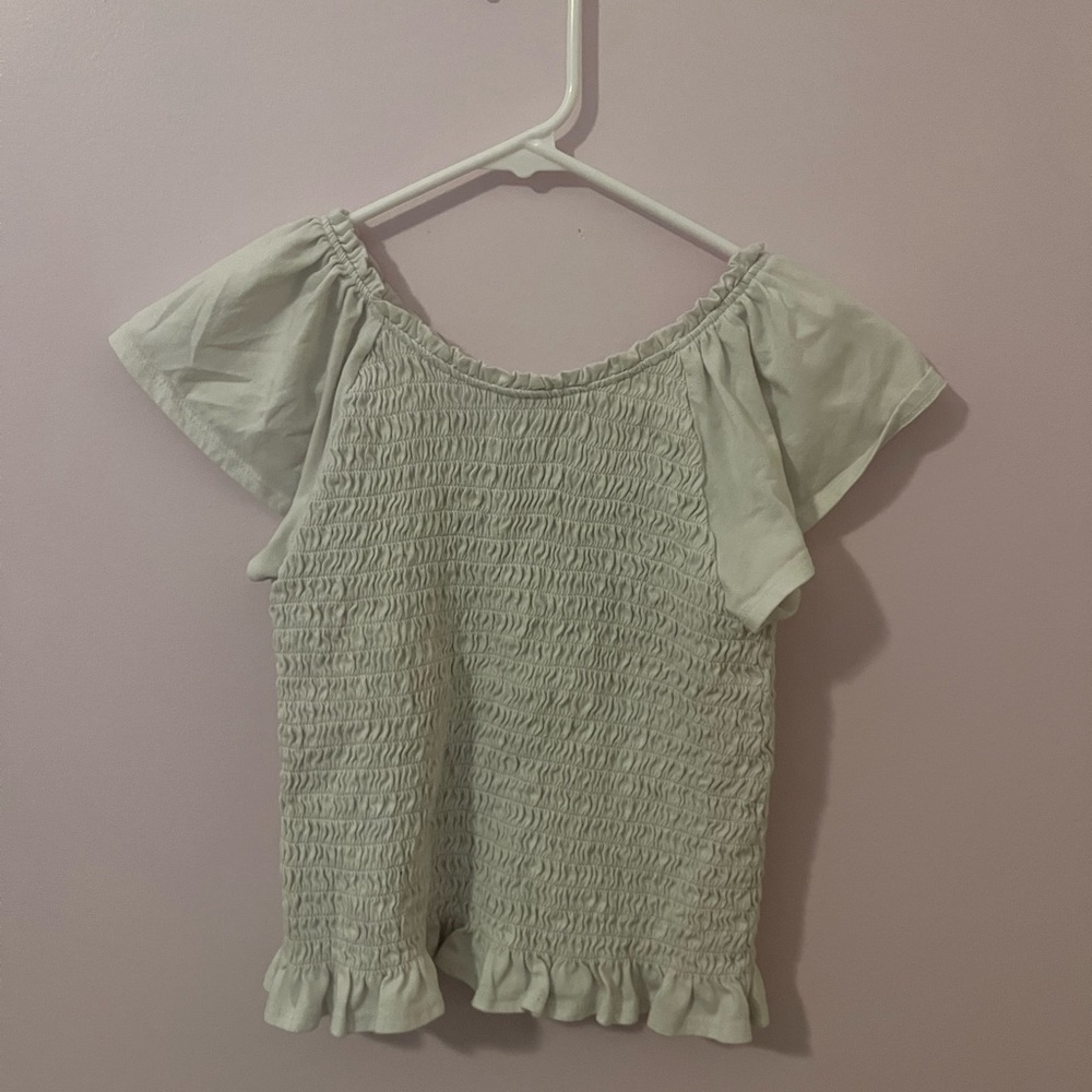 Walmart scrunch blouse